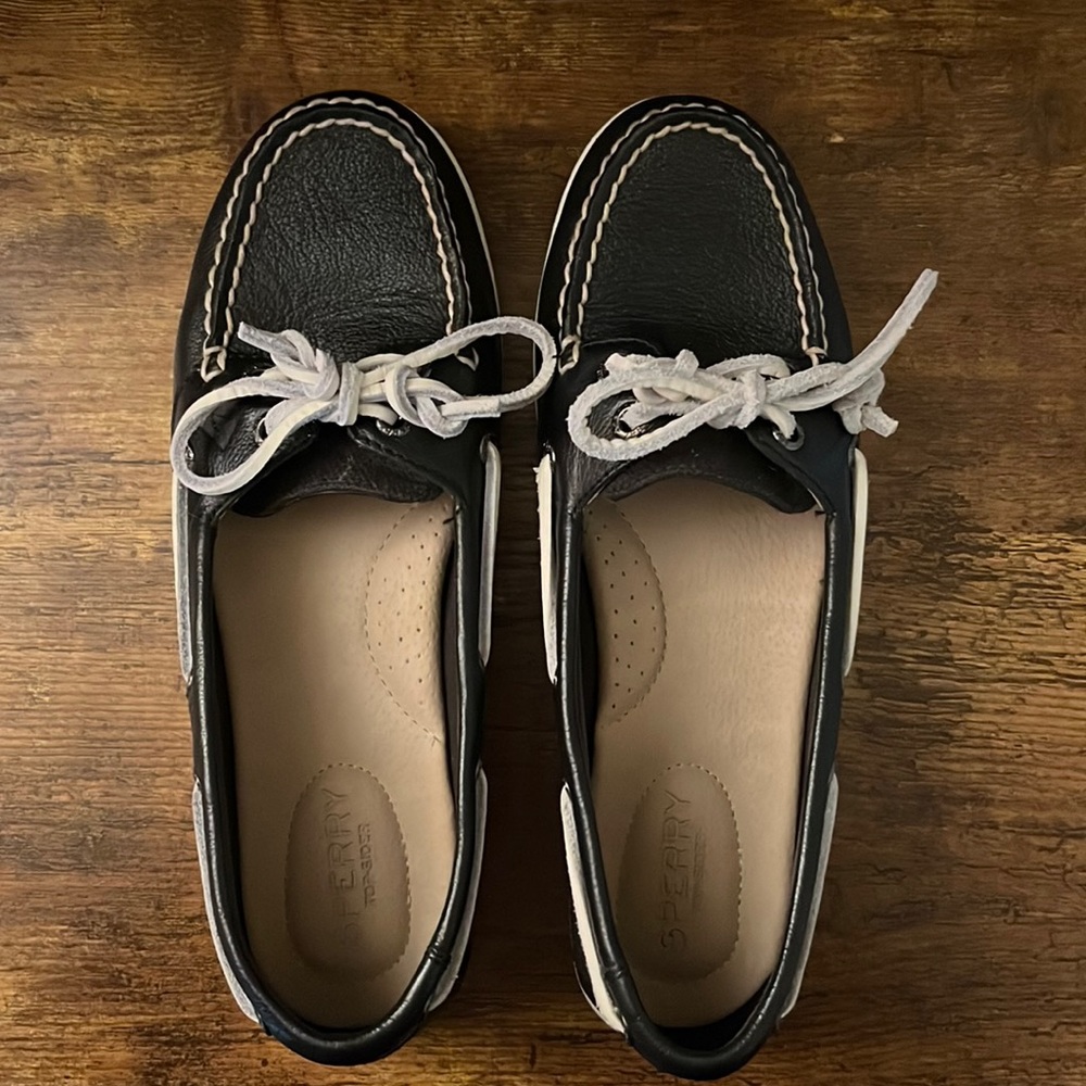Black Sperry Top-Sider - Woman S7